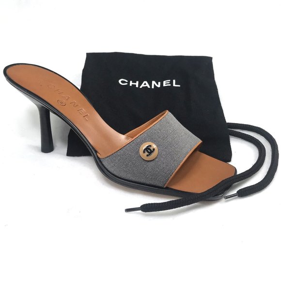 chanel sandal heels